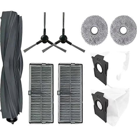 9 pour Dreame L10s Ultra Gen2 / L10s Pro Ultra Heat Sweeping Machine Accessoires Main Side Brosse Serpillière Filtre Dust Bags (1/5)
