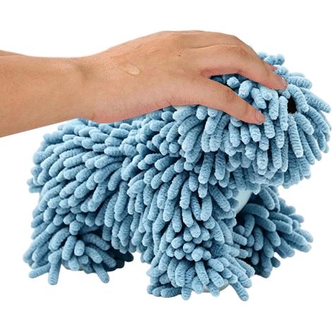 shaped towel fun and absorbent chenille towel quick drying