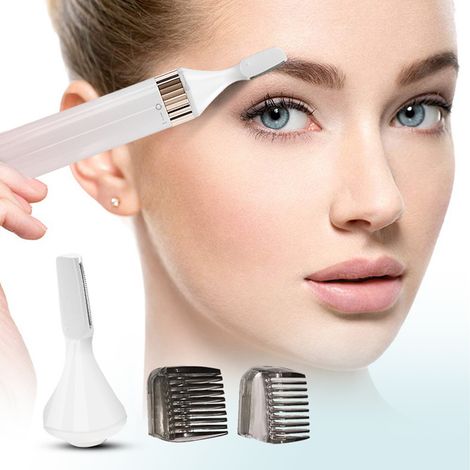 Épilateur électrique 4-en-1 tondeuse corporelle rasoir rechargeable lavable pour jambes, bras, aisselles, maillot, visage et corps (1/5)