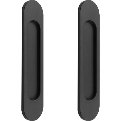 Poignées de porte coulissante ovales auto-adhésives, poignée sans perforation pour porte de grange coulissante, fenêtres(2pcs) (1/5)