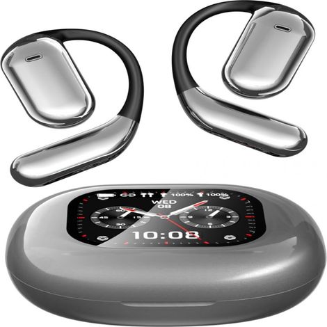 Ecouteurs Ouverts Bluetooth 5.4 - Casque Conduction Osseuse avec Crochets Auriculaires - IPX7 Etanche - Pour Sport et Activités Extérieures - 1 Pièce (1/5)