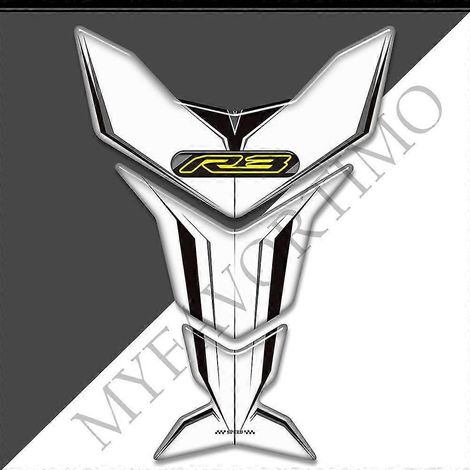 Protections de réservoir et de genoux pour moto Yamaha YZF-R3 (Yzf R3, Yzfr3) - Autocollants, emblème, logo, kit essence/huile