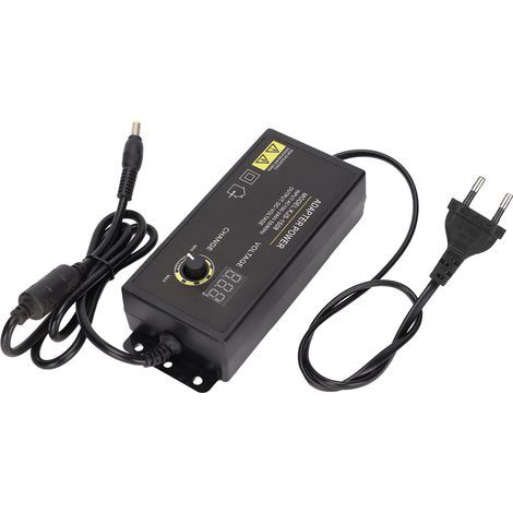 Einstellbares 5A 3-24V 120W Wechselstromnetzteil mit LED-Anzeige und EU-Stecker (1/5)