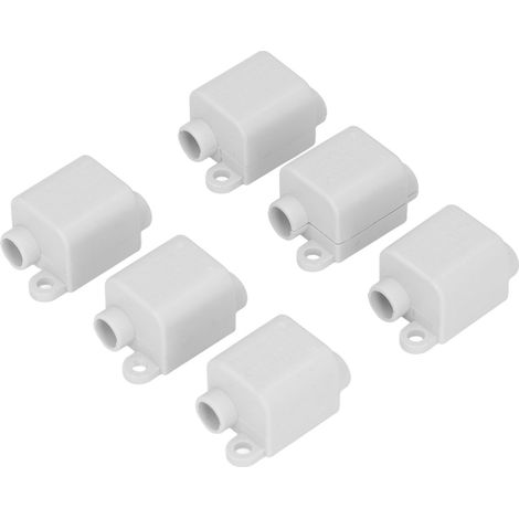 6 Stück T-förmiger Drahtverbinder, 1000 V, 100 A, Hochleistungs-Schnellverbinder ohne Bruchgefahr ZK-1216 (1/5)