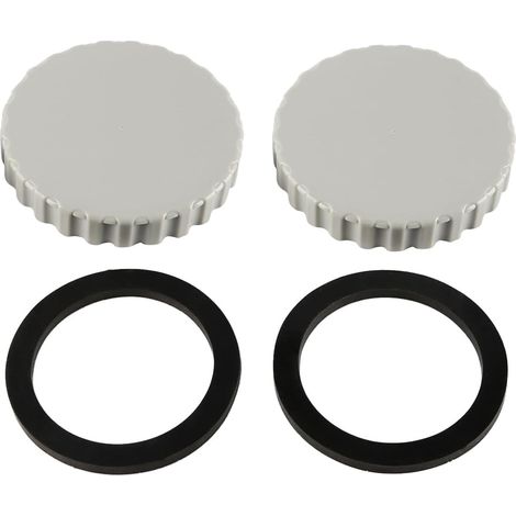 Kit de Fermeture d'hiver 2 pièces pour piscines Capuchon d'hiver pour Piscine avec Joints Assortis Résistant au Gel Joint sécurisé et étanche pour l'hivernage de la Piscine (1/5)