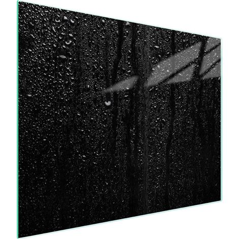 Glasschneidebrett 52x30 Schwarz