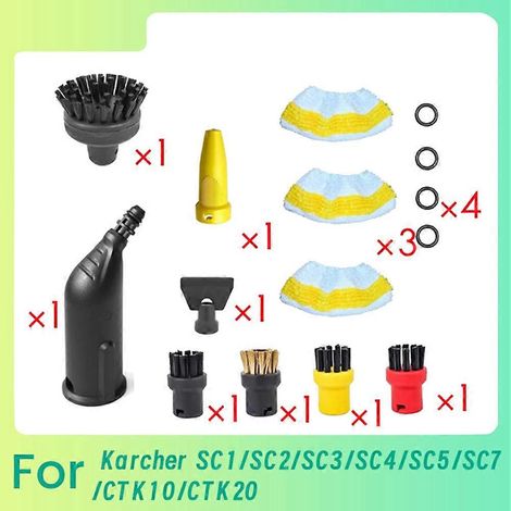 Rundbürste, O-Ring für Kärcher Dampfreiniger SC1/SC2/SC3/SC4/SC5/SC7/CTK10/CTK20 (1/5)
