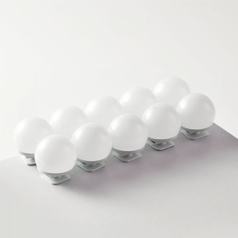 Mirror Light, LED Vanity Mirror Light, Makeup Vanity Mirror Light, Removable Light Bar, 3 Color Lighting Options for Vanity - Pack of 10 (1/5)