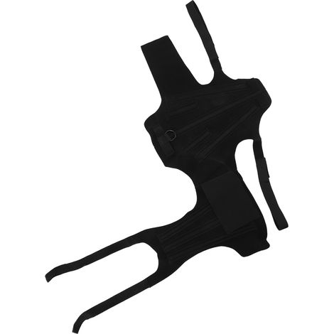 Ceinture dorsale pour chien en polyester résistant, rigide et flexible, idéale pour la promenade (taille S).