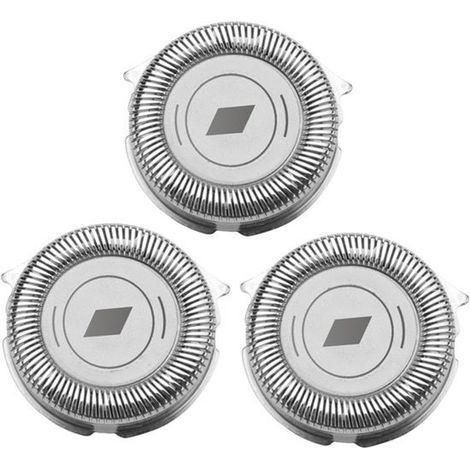 Set de 3 têtes de rasoir – Compatibles avec certains modèles – Lames MultiPrecision – Argent – Rasage confortable (1/5)