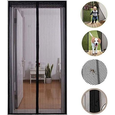 Magnetisches Moskitonetz für Vorhänge – Moskitonetz für Türen und Fenster – 100 x 240 cm – Mückenschutz (1/4)