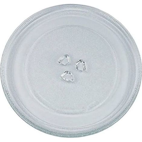 Universal Microwave Turntable Glass Plate With 3 Fixtures, 245 Mm (1/5)