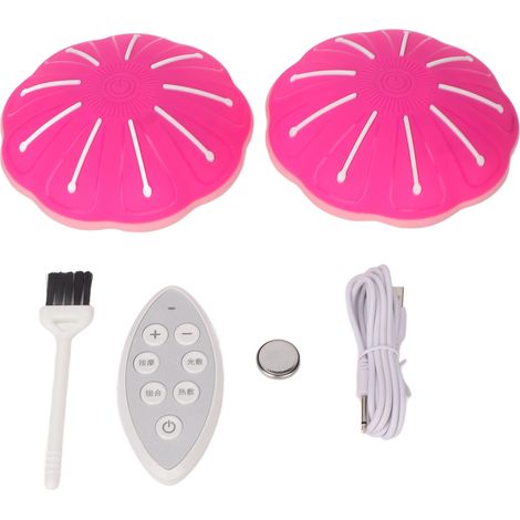 Masseur électrique pour poitrine sans fil, stimulation thoracique intelligente avec minuterie, anti-affaissement pour croissance mammaire (1/5)