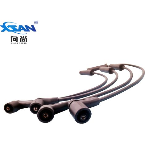 Câble haute tension XSAN, câble de bougie d'allumage, câble de connecteur de cylindre, capuchon de bougie d'allumage compatible 2123-3707080-10 (1/2)