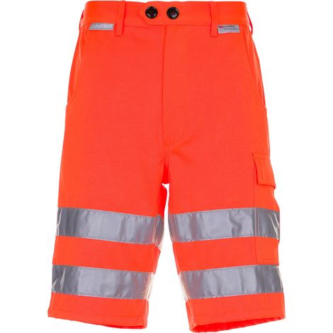 Short uni Warnschutz orange Taille 4XL