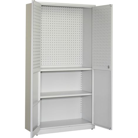 STIER Werkstattschrank SLK 1940x1000x450mm lichtgrau, Werkzeugschrank, Blechschrank, Schubladenschrank, Metallschrank (1/4)