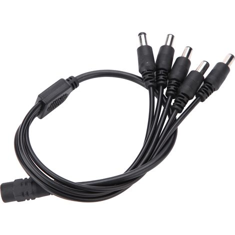 Câble séparateur d'alimentation 5.5x2.1mm pour caméras de surveillance, 1 prise femelle vers 2 prises mâles, rallonge secteur (1/5)