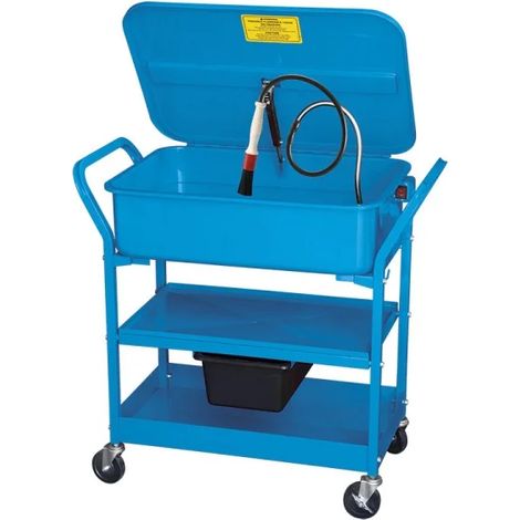 FONTAINE DE NETTOYAGE 60L LAVAGE DE PIÈCES MÉCANIQUES FERVI 0232