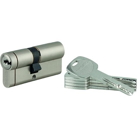 THIRARD - Cylindre double entrée Transit 1, 35x30mm, nickelé, 5 clés - THIRARD (1/5)