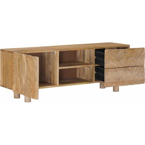 Maison Exclusive - Mobile TV con cassetto con lo scaffale 110 x 30 x 40 cm (1/5)