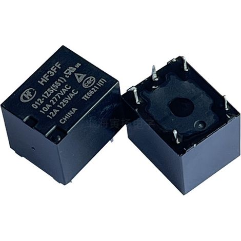 Relais Hongfa 12 V CC JQC-3FF/12VDC-1ZS(551) HF3FF/012-1ZS(551) (1/2)