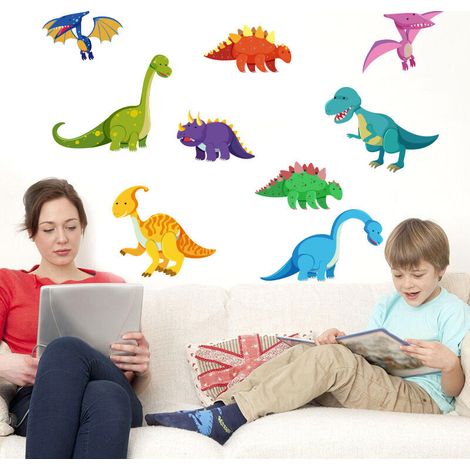 Dinosaurier-Wandtattoos, Wandaufkleber für Kinderzimmer, Dekoration