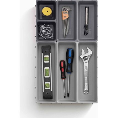 Blox Joseph Joseph modularer Schubladenorganizer, 7-teilig, für Büro und Küche (1/5)