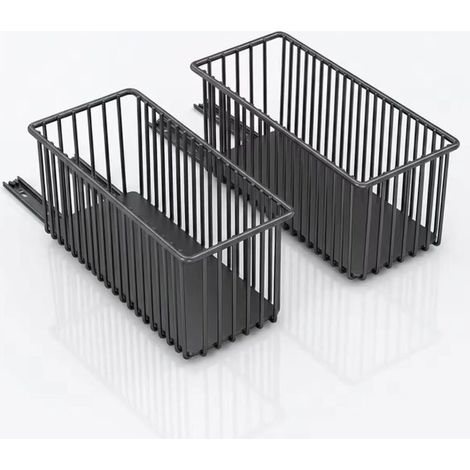 Lot de 2 tiroirs cuisine extensibles - Tiroirs télescopiques pour armoire et sous-plan Système rangement (1/5)