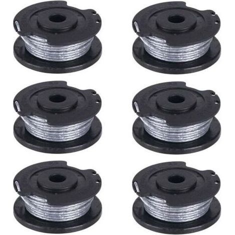 PA Fil de débroussailleuse Bosch Art 23 26 SL, 6 bobines, 4 mètres x 1,65 mm (1/4)