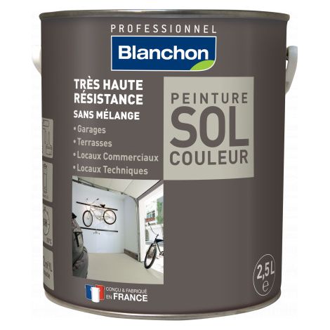 Bodenfarbe Blanchon 2,5L Farbe Hellgrau (1/2)