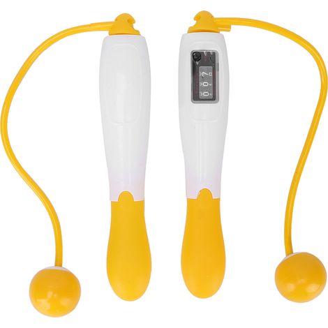 Corde à sauter sans fil avec compteur pour fitness, sport et entraînement, corde à sauter sans corde, idéale pour la maison. (1/5)