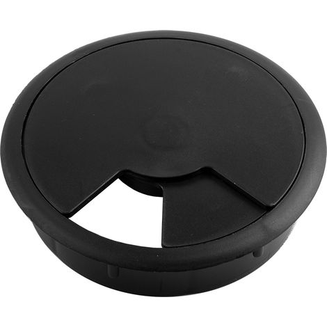80 mm schwarze Kunststoff-Kabeldurchführung SANS MARQUE
