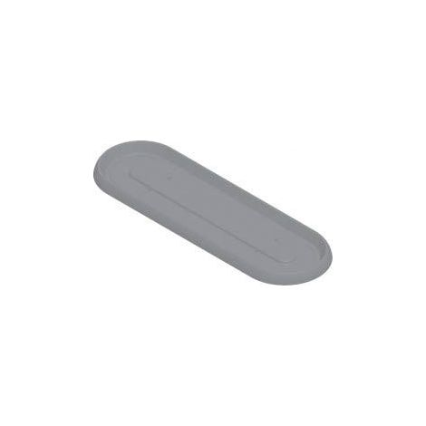 Soucoupe Cancun - Gris Béton - Pour Jardinière Cancun 80 cm - EDA PLASTIQUES (1/5)