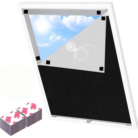 Store Occultant Magnétique Fenêtre 100 x 150 cm, Tissu Amovible Protection Solaire pour Fenêtre de Toit, Installation Sans Perçage et Retrait Facile (1/5)