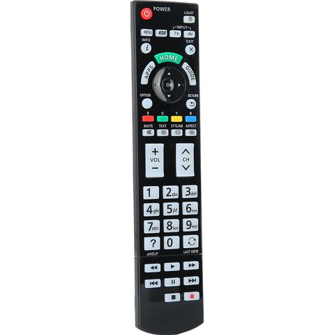 Schwarze Ersatzfernbedienung für TH55AS5700A, TH55AS800A und TH58AX800A LCD-Fernseher (1/5)