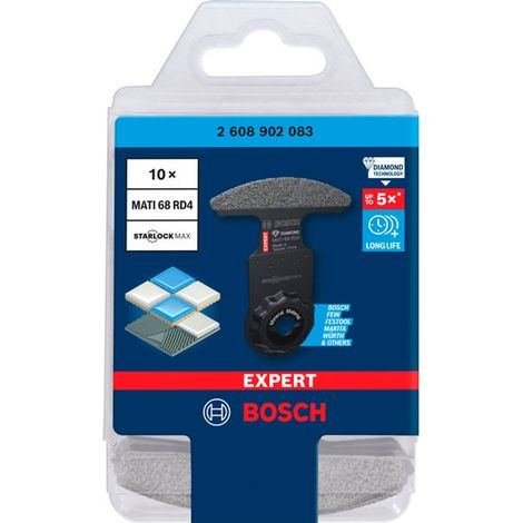 Bosch EXPERT Segmentsägeblatt MATI 68 RD4 Corner Blade, 68 x 30 mm, 10-tlg.