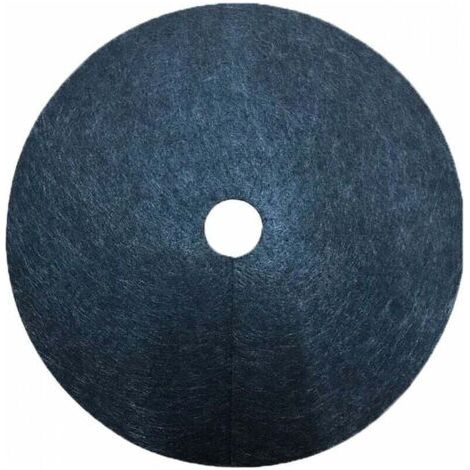 Lot de 10 tapis de paillage non tissés pour arbres - Protection contre les mauvaises herbes - Toile de paillage pour jardin extérieur