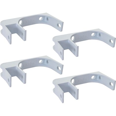 [NEUWERTIG] 4er-Set Deckenhalterung für Markise HHG-543, Wandhalterung Deckenmontage Adapter (1/5)