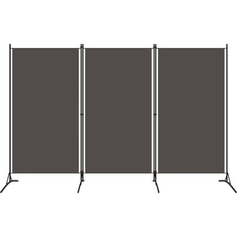 Cloison de séparation 3 panneaux Anthracite 260x180 (1/5)