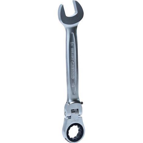 KS Tools - Clé mixte à cliquet à tête inclinable à verrouillage GEARplus®, 17 mm sans carte support - 503.4817-1 (1/5)