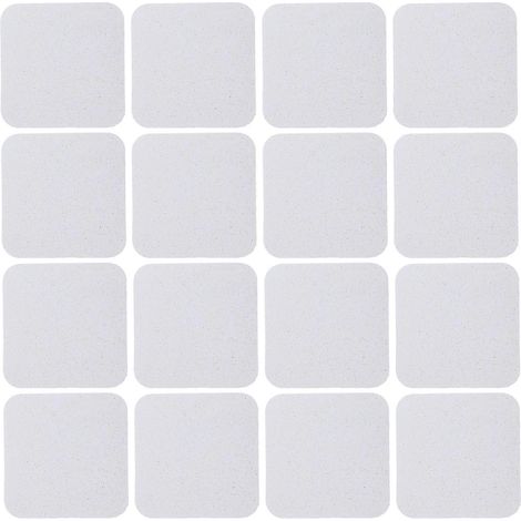 16 aimants de réfrigérateur vierges pour sublimation, aimants simples pour réfrigérateur.-5.4X5.4X0.2CM-White (1/4)