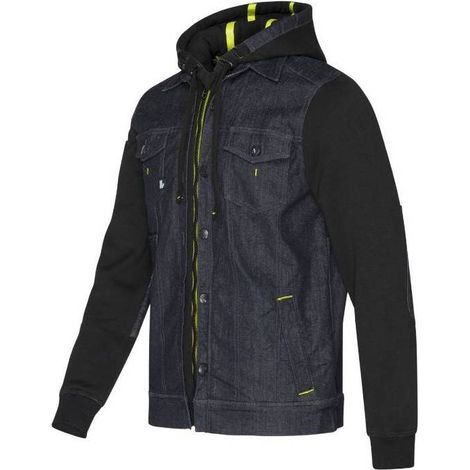 Gilet de Travail Pitt - Taille 3XL - Raw Jean - Résistant et Confortable - D-Work