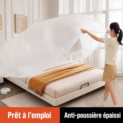 Housse de protection anti-poussière 240 x 430 cm pour grand canapé 3 places et lit double 430 1 × 1 × 1 cm 240 g – Livraison gratuite