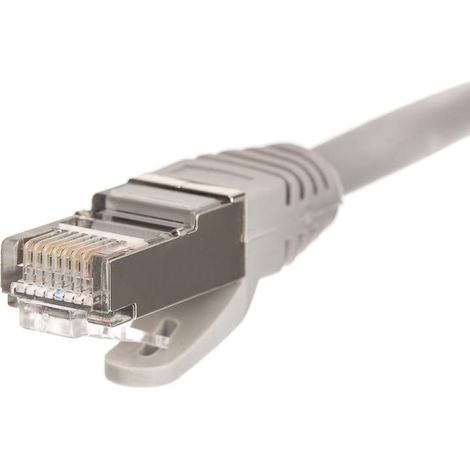 Cavo patch RJ45, Cat. 6 FTP F/UTP, 3 m, Netrack, grigio (1/2)