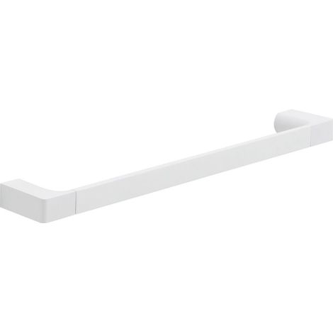 Toallero De 45 Cm De Latón Cromado Blanco Mate - Fijación Con Tornillos Incluida Giacinto (1/5)