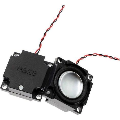 2 haut-parleurs de qualité avec aimants de 28 mm, sensibilité 92 dB pour un son clair et amélioré (1/4)