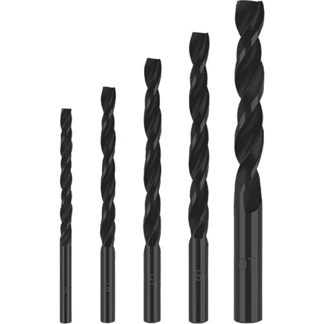 Set de 5 Puntas Helicoidales Universales para Taladro de 4 a 10mm