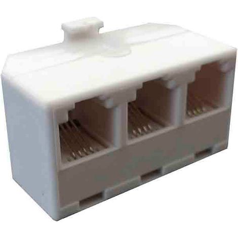 Adaptateur Triple Sortie Edm Convertit 1 Prise En 4 Sorties - Edm (1/2)