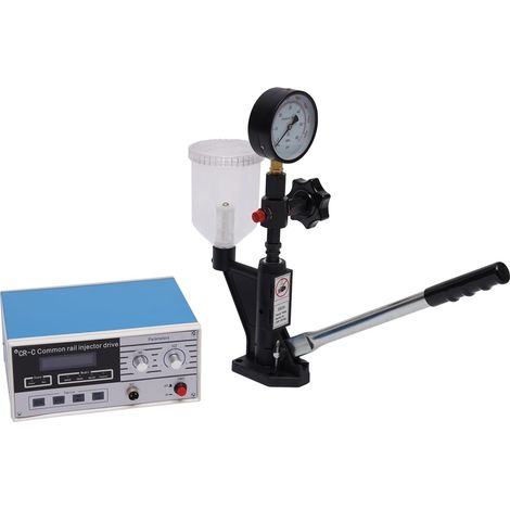 60MPa Ugello di iniezione calibratore, iniettori Tester Tazza di olio 0.8 L traslucido serbatoio carburante, iniettori Common Rail per iniettori (1/5)