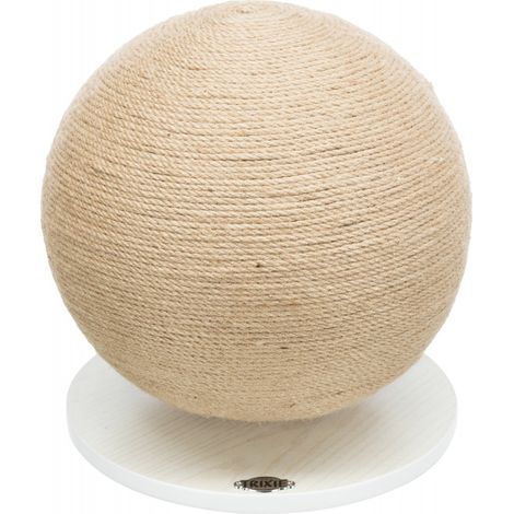 Griffoir boule, forme rond pour chat monté sur plateau. - Trixie (1/5)